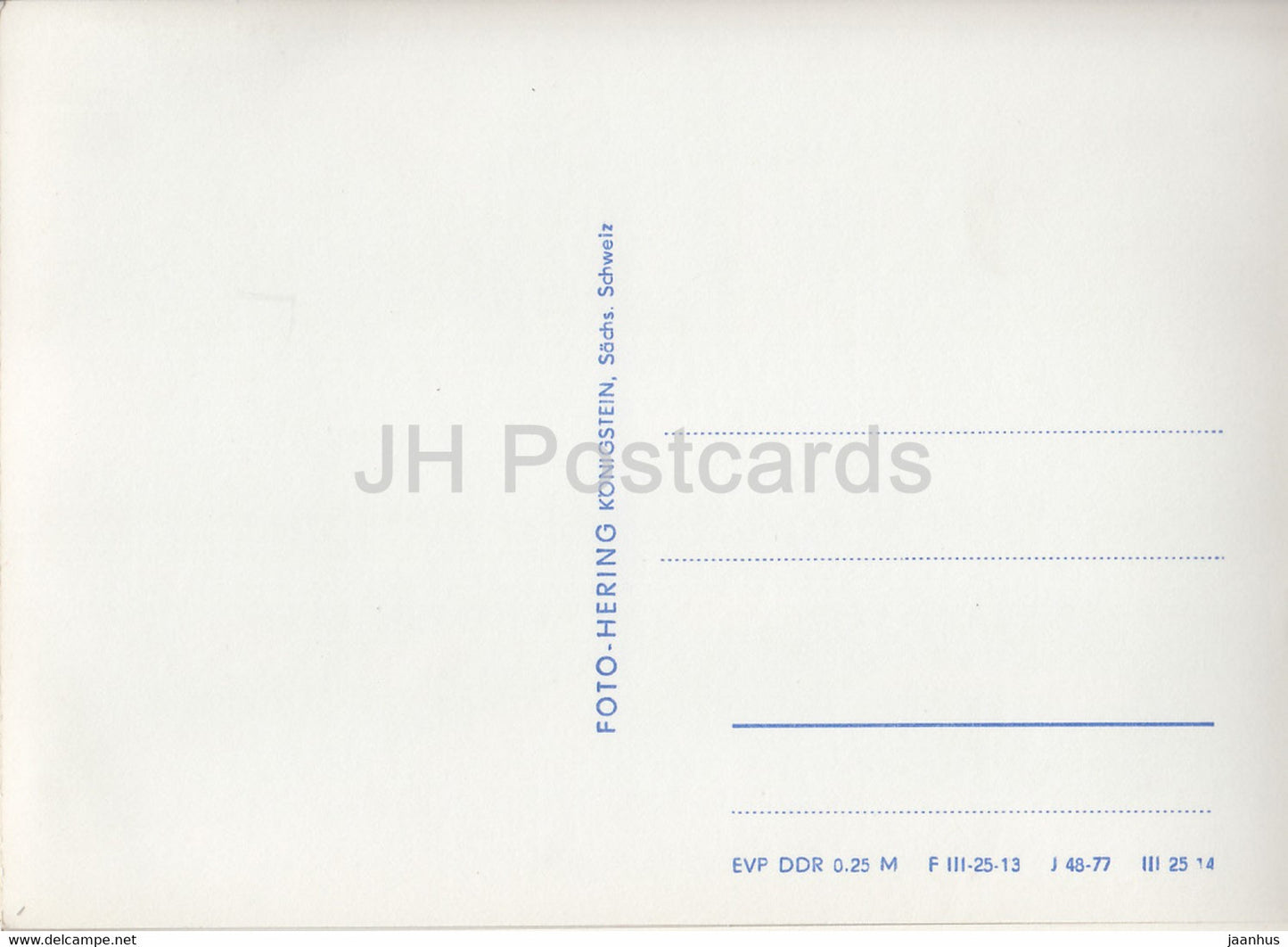 Waldschanke - Altes Raupennest - Altenberg - 4222 - Germany DDR - unused