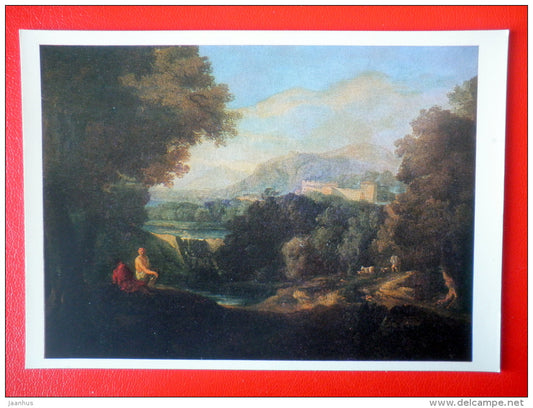 painting by F. Matveyev . Surroundings of Rome - russian art - unused - JH Postcards
