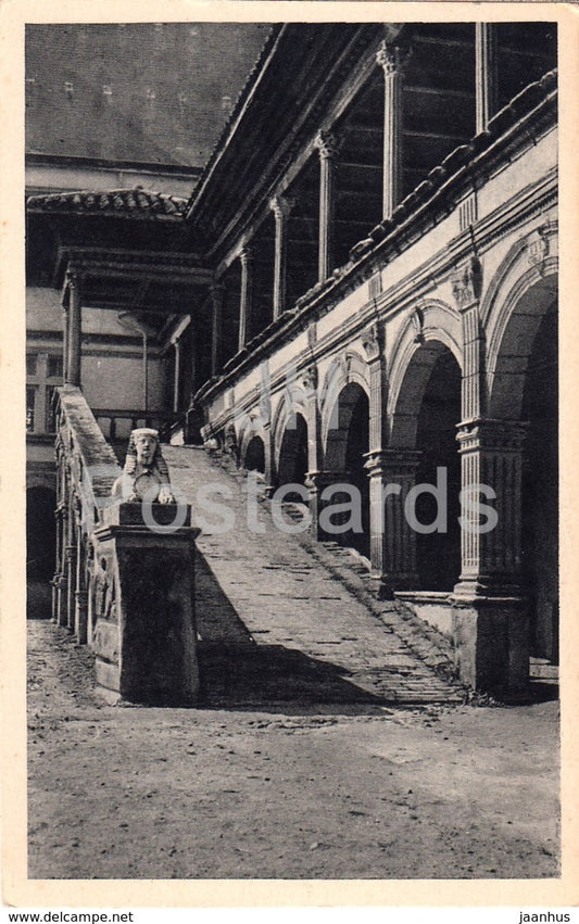 La Bastie d'Urfe - La Grande loggia et le sphinx - old postcard - France - unused - JH Postcards