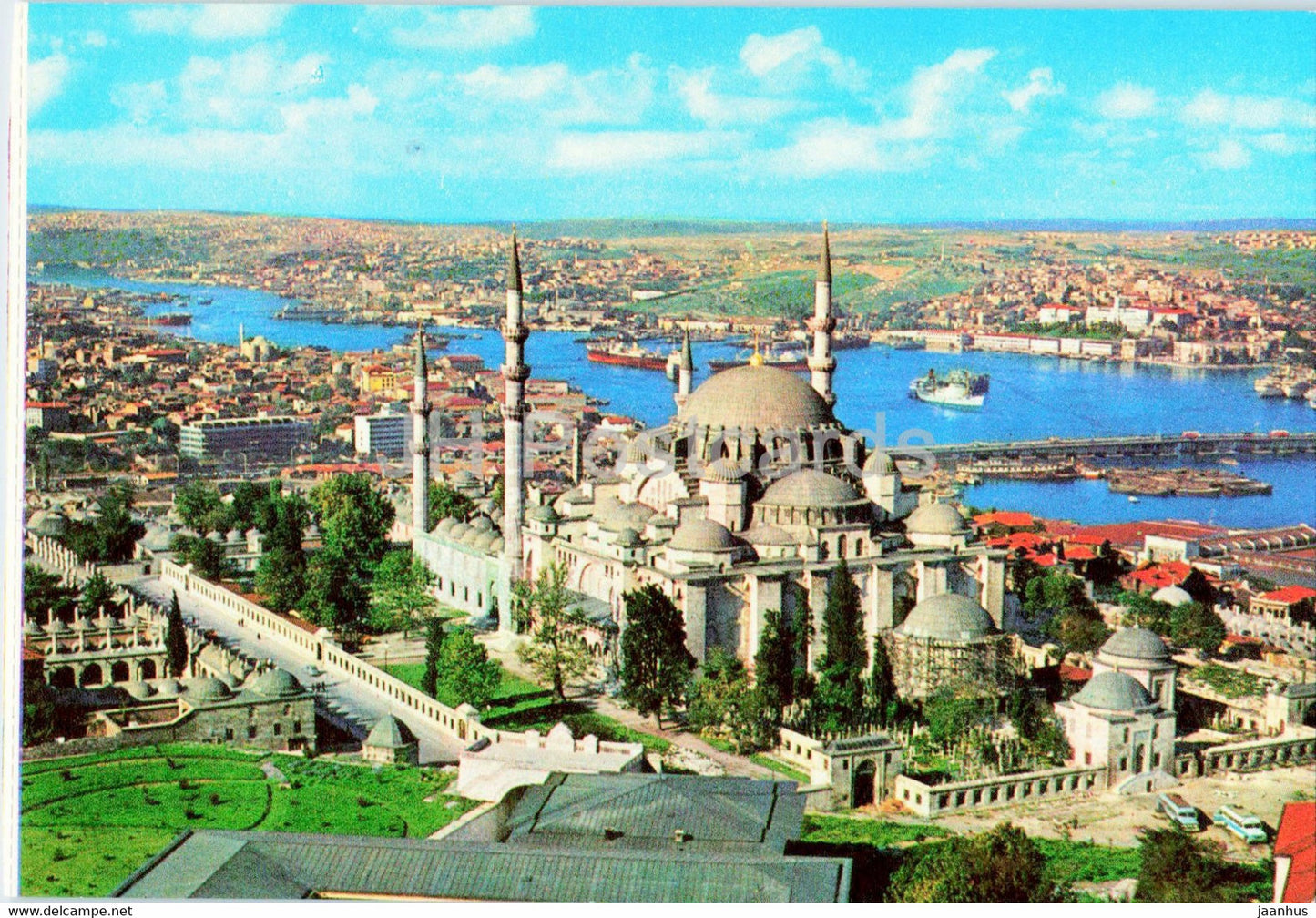 Istanbul - The Mosque of Soliman the Magnificent and the Golden Horn - Turkey - unused - JH Postcards