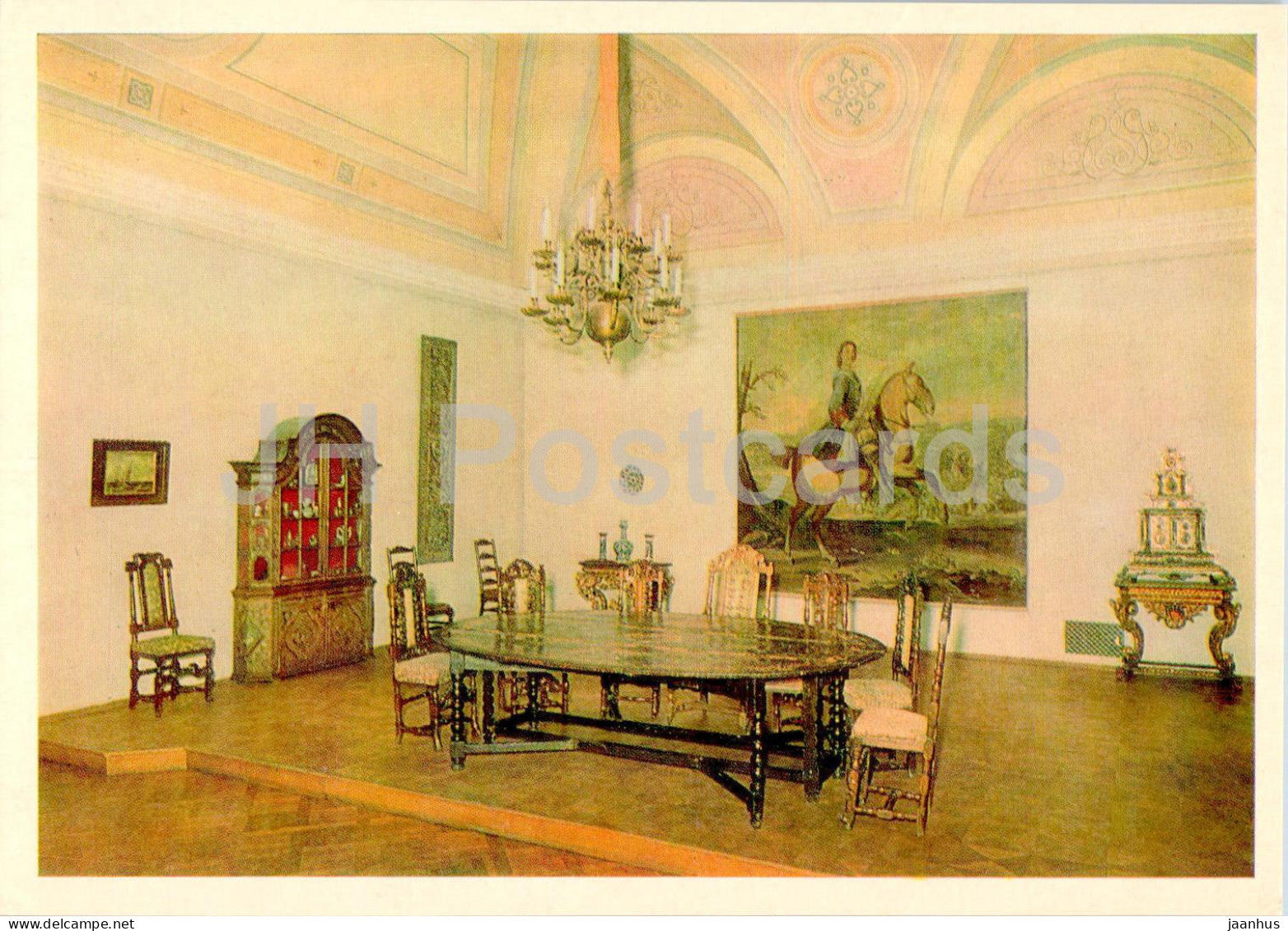 Leningrad - St Petersburg - Hermitage - Room of Russian applied art in the Winter Palace - 1984 - Russia USSR - unused - JH Postcards