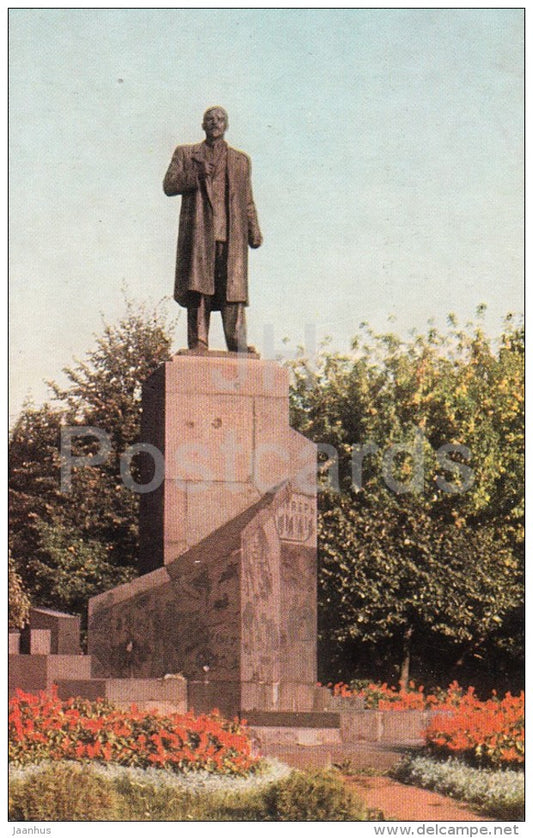 monument to Lenin - Novgorod - Russia USSR - 1968 - unused - JH Postcards