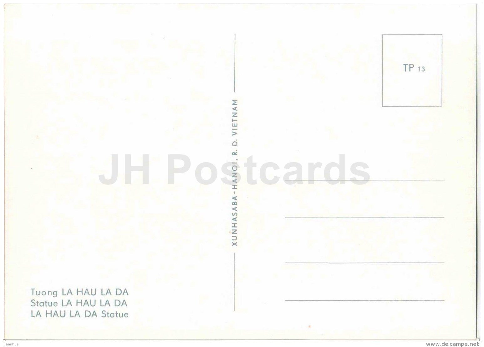 statue La Hau La Da - Tay Phuong Pagoda - sculptures figures - Buddhism - religion - Vietnam - unused - JH Postcards