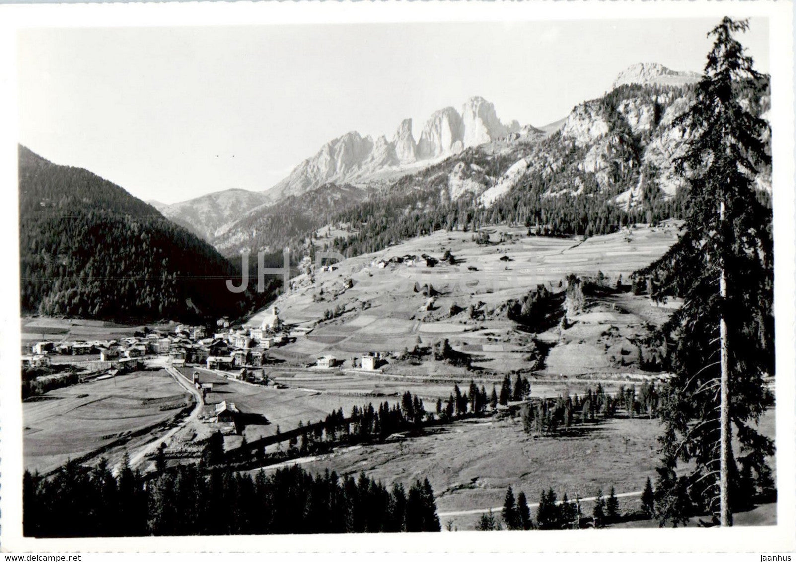 Dolomiti di Fassa - Campitello - Sassolungo - Col Rodella - old postcard - Italy - unused - JH Postcards