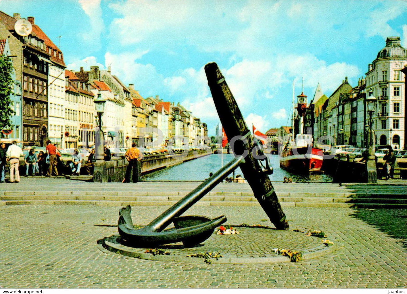 Copenhagen - Kopenhagen - Nyhavn - Mindeankeret - The Memorial Anchor - 149 - Denmark - unused - JH Postcards