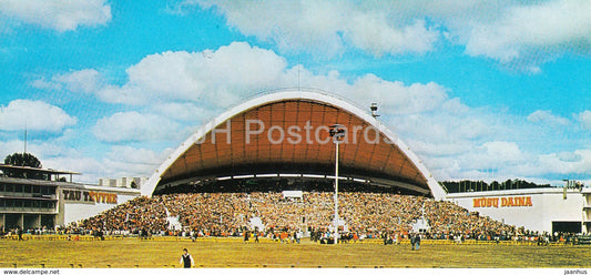 Vilnius - Republican Song and Dance Festival at the Zhalgiris stadium- 1978 - Lithuania USSR - unused - JH Postcards