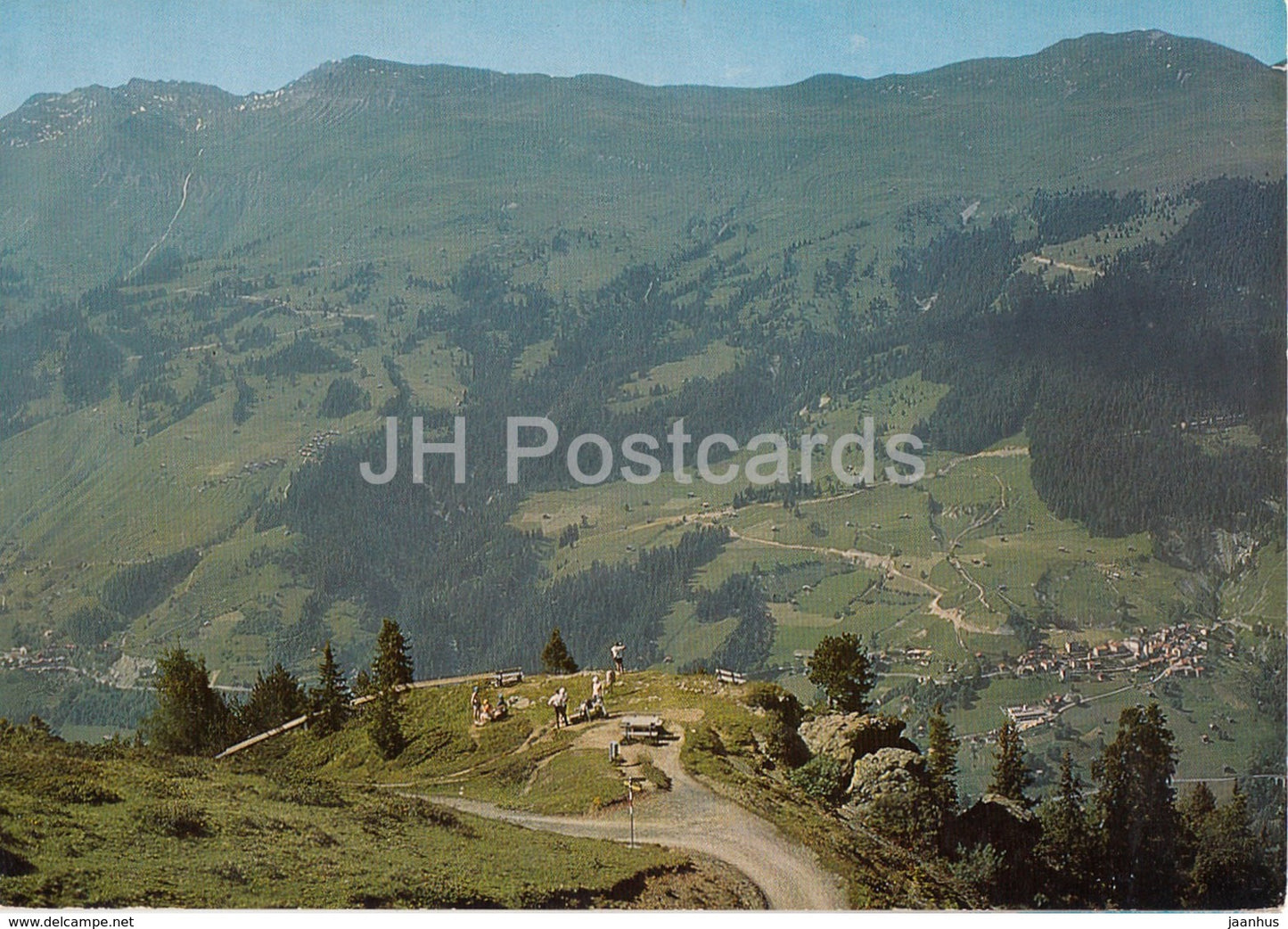Arosa - Rot Tritt mit Blick gegen Peist - Switzerland - unused - JH Postcards