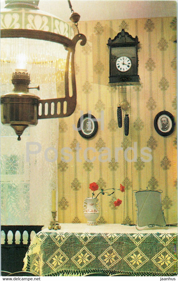 Minsk - The interior of the dining room - House Museum of the 1st Congress of the RSDLP - 1984 - Belarus USSR - unused - JH Postcards