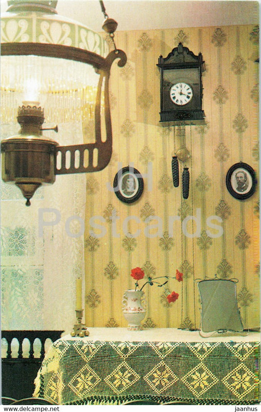 Minsk - The interior of the dining room - House Museum of the 1st Congress of the RSDLP - 1984 - Belarus USSR - unused - JH Postcards