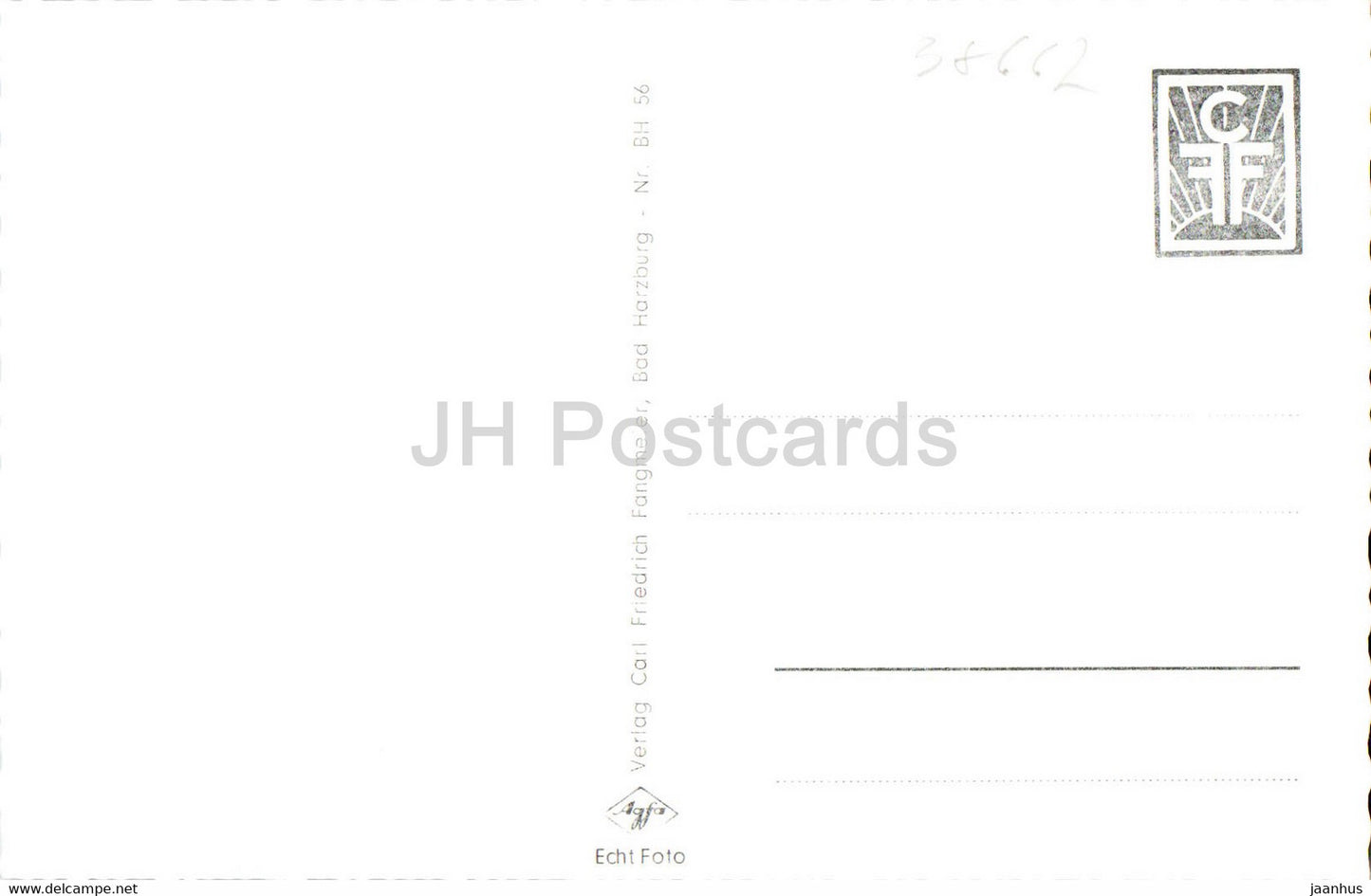 Bad Harzburg - Die Rabenklippen - Das Casino - Die Schwebebahn - Die Kur Konditerei - alte Postkarte - Deutschland - unbenutzt