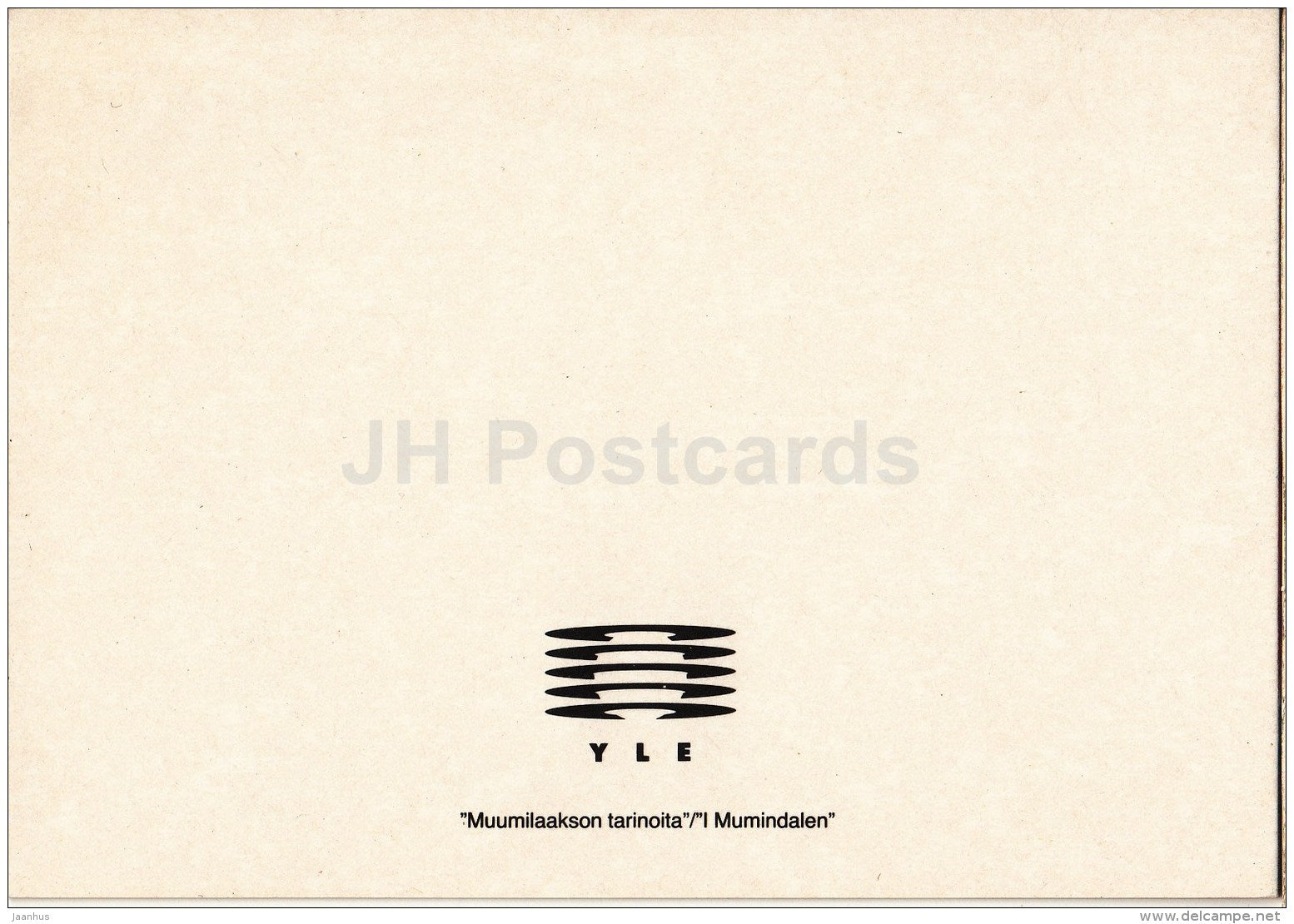 Moomin - Tales from Moominvalley - illustration - Finland - used - JH Postcards