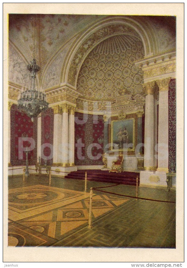 Peter´s Hall - Coronation Hall - Hermitage - St. Petersburg - Leningrad - Russia USSR - 1963 - unused - JH Postcards