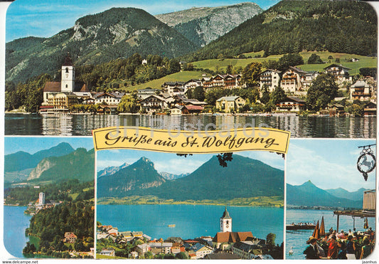 Grusse aus St Wolfgang - Wolfgangsee - 1982 - Austria - used - JH Postcards