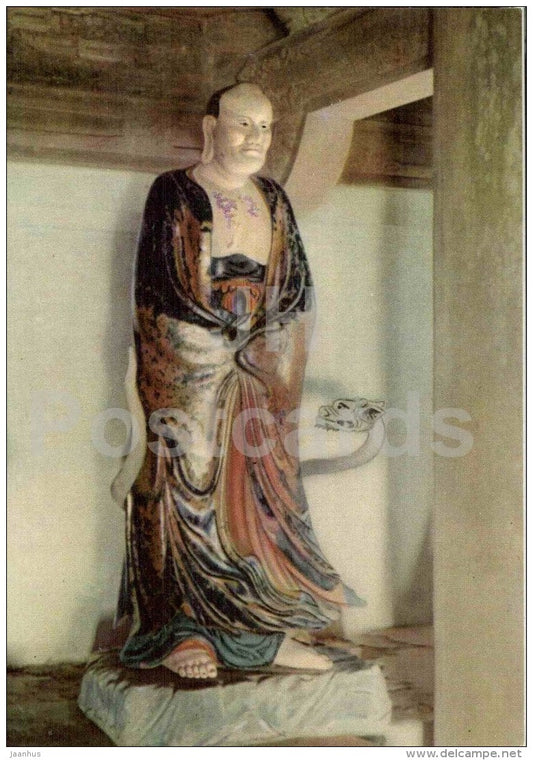 statue Gia Bi Ma La - Tay Phuong Pagoda - sculptures figures - Buddhism - religion - Vietnam - unused - JH Postcards