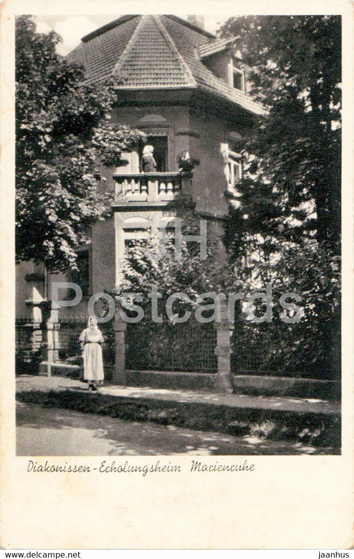 Diakonissen Erholungsheim Marienruhe - old postcard - 1939 - Germany - used - JH Postcards