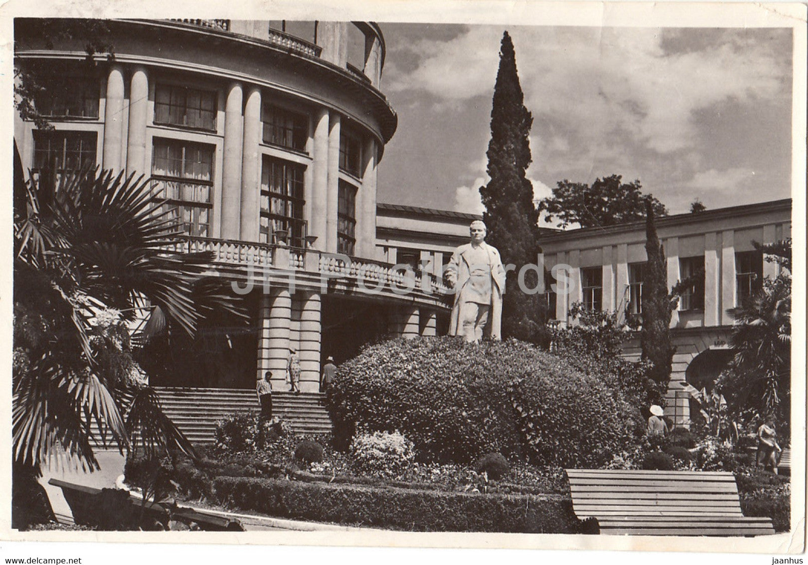 Sochi - Kirov sanatorium - 1967 - Russia USSR - used - JH Postcards