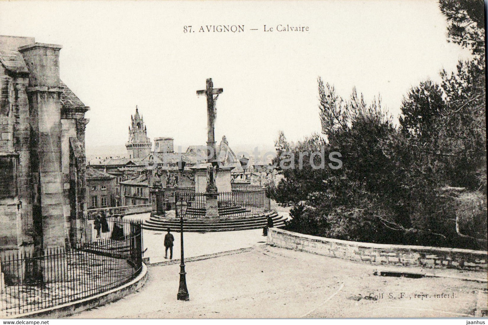 Avignon - Le Calvaire - 87 - old postcard - France - unused - JH Postcards