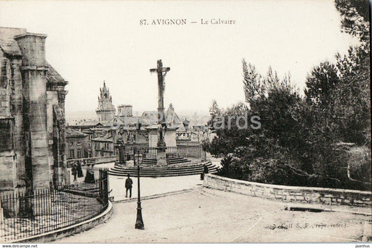Avignon - Le Calvaire - 87 - old postcard - France - unused - JH Postcards