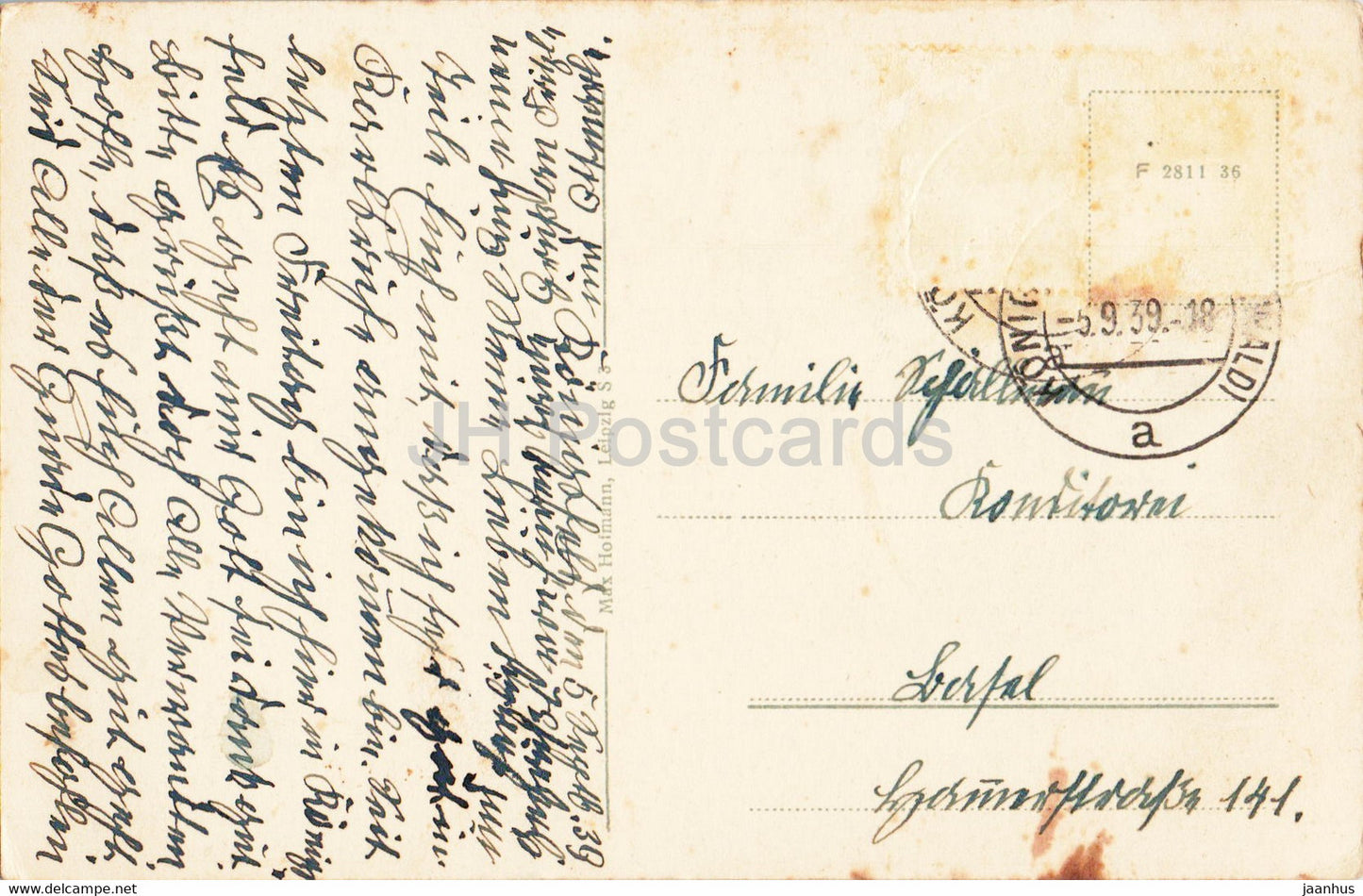 Diakonissen Erholungsheim Marienruhe - old postcard - 1939 - Germany - used