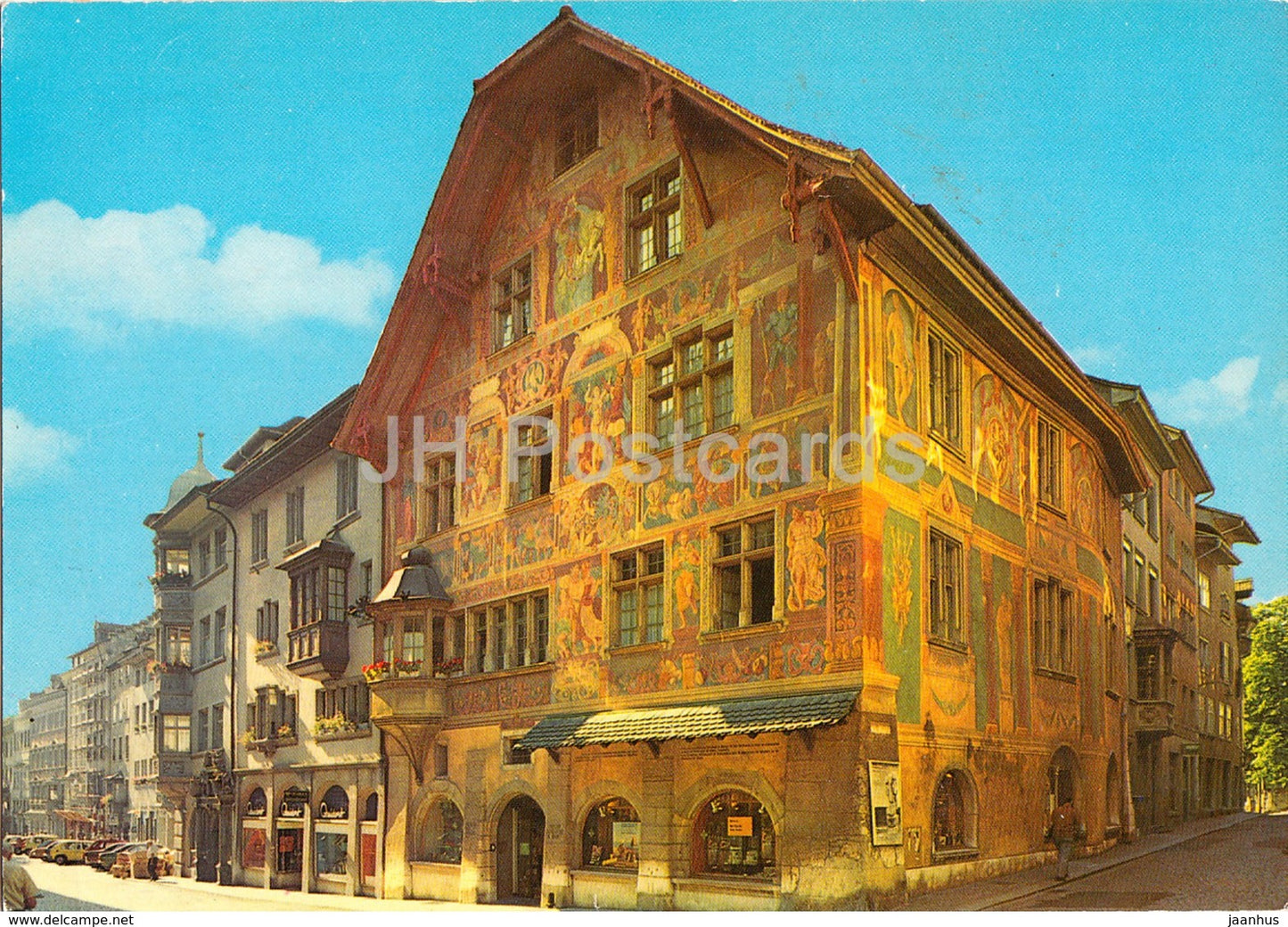 Schaffhausen - Haus zum Ritter - 1985 - Switzerland - used - JH Postcards