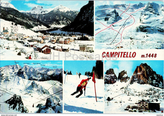 Dolomiti di Fassa - Campitello - 1972 - Italy - used - JH Postcards