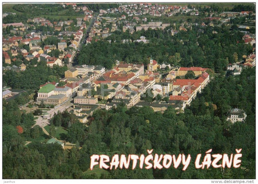 Frantiskovy Lazne - Franzensbad - spa - Czech Republic - used 1998 - JH Postcards