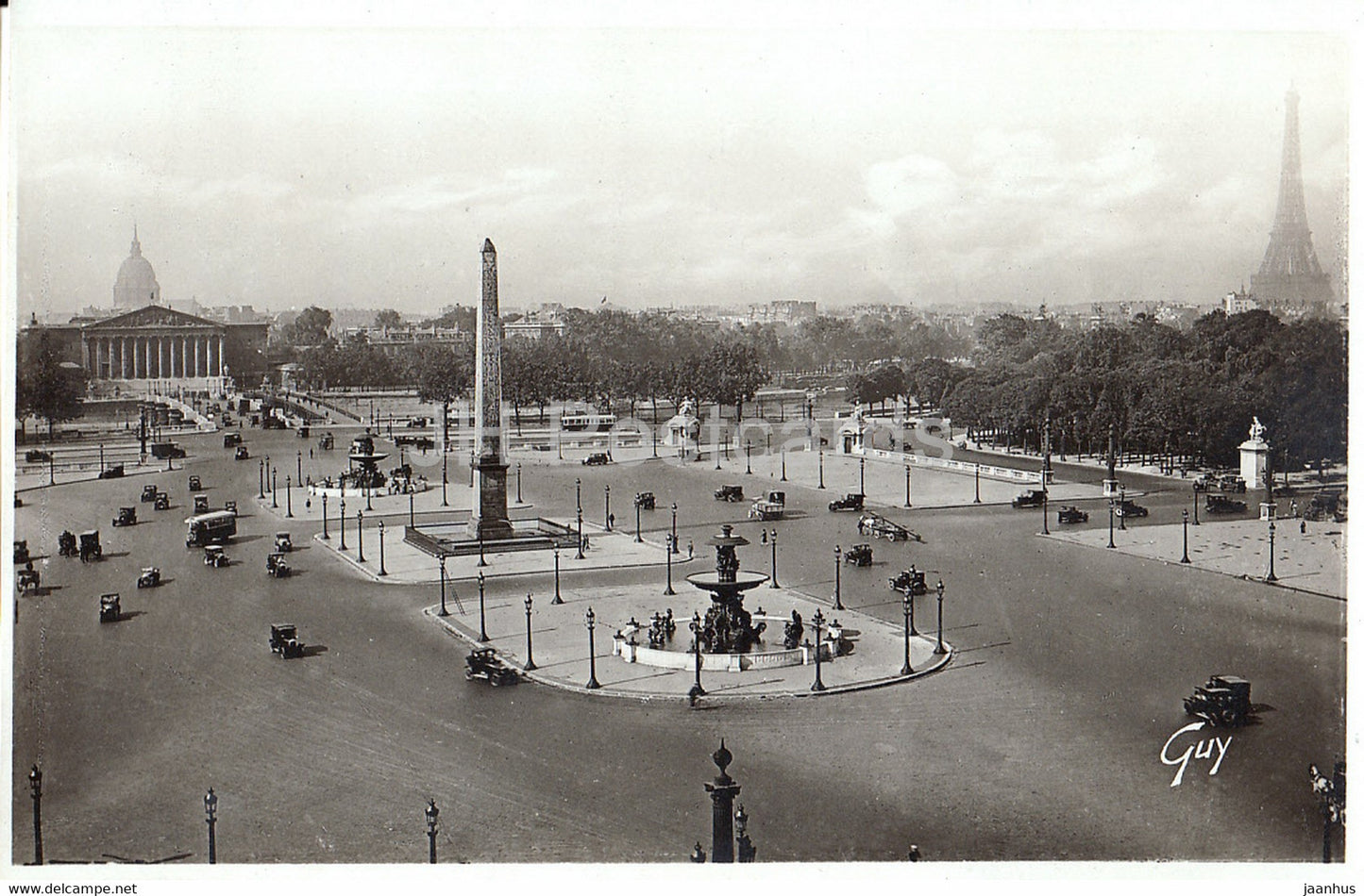 Paris et ses Merveilles - Place de la Concorde - old postcard - France - unused - JH Postcards