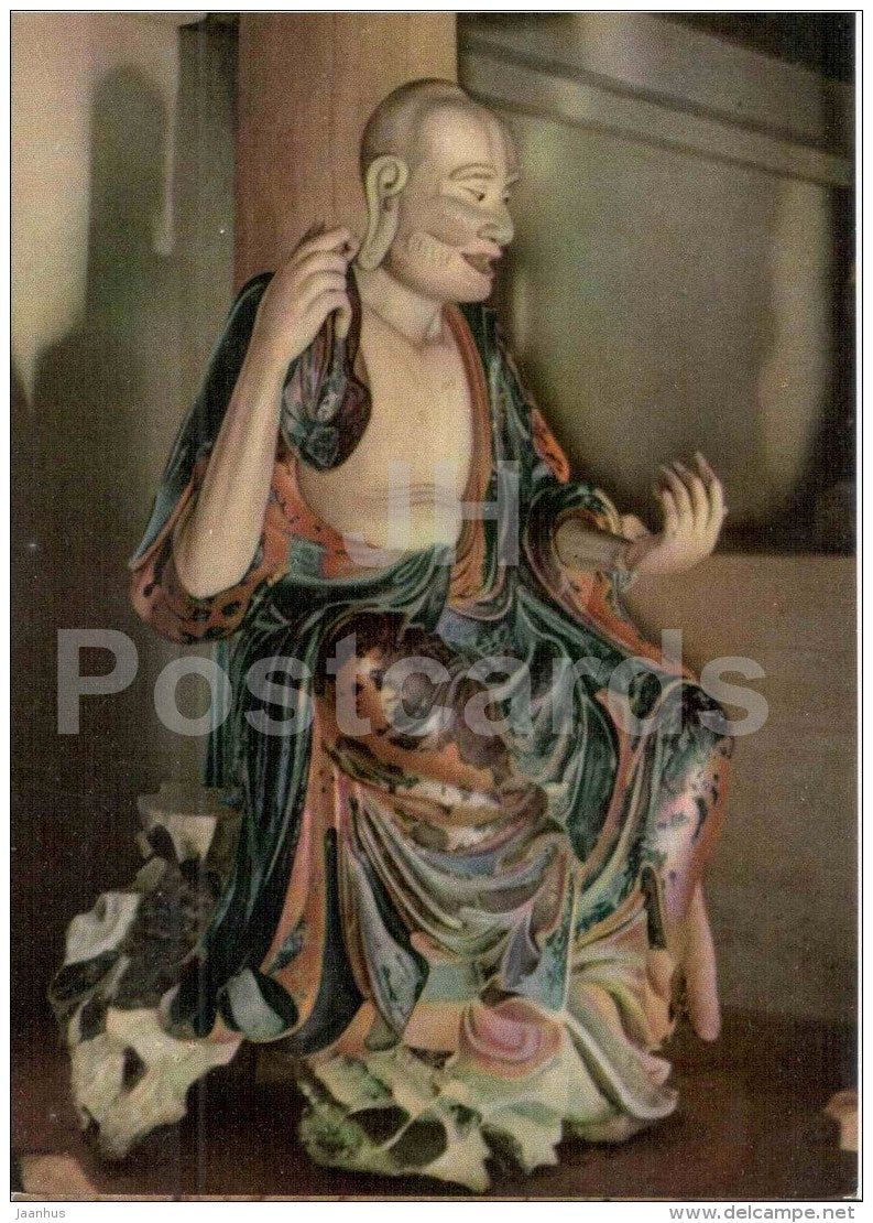 statue Phuc Ma Mat Da - Tay Phuong Pagoda - sculptures figures - Buddhism - religion - Vietnam - unused - JH Postcards