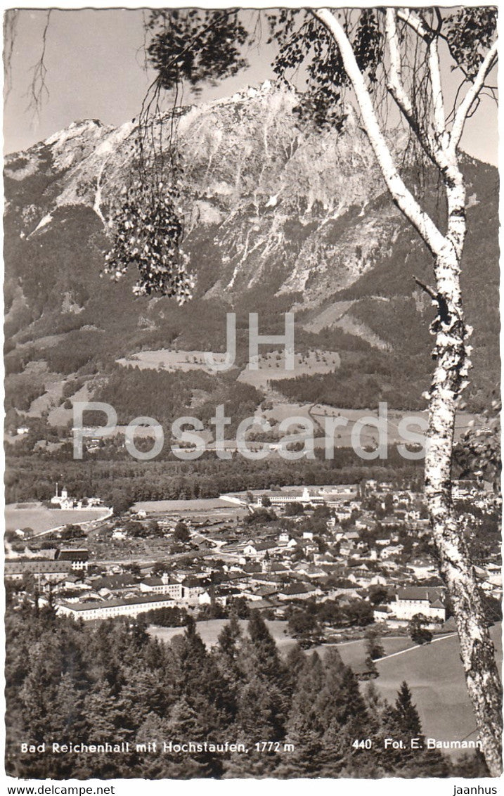 Bad Reichenhall mit Hochstaufen - 1772 m - 1961 - Germany - used - JH Postcards