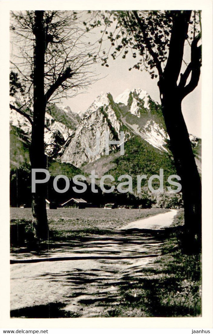 Garmisch - Waxensteine - old postcard - Germany - unused - JH Postcards