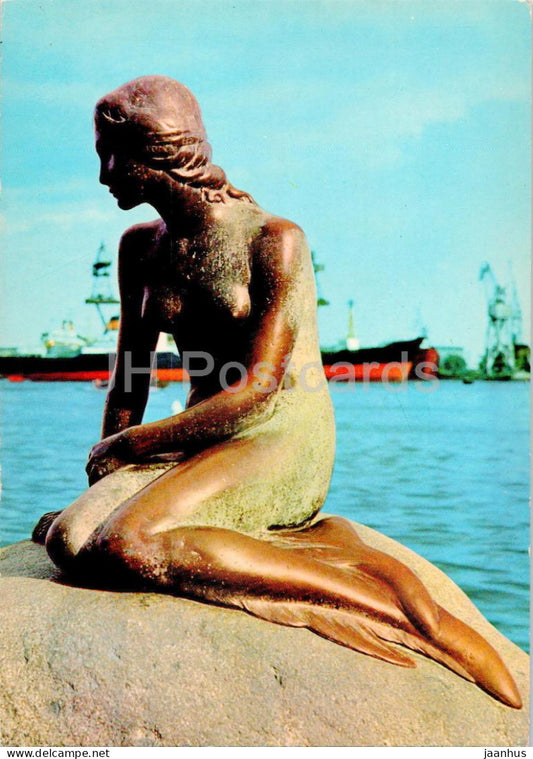 Copenhagen - Kobenhavn - Den Lille Havfrue - Little Mermaid - 52 - 1983 - Denmark - used - JH Postcards