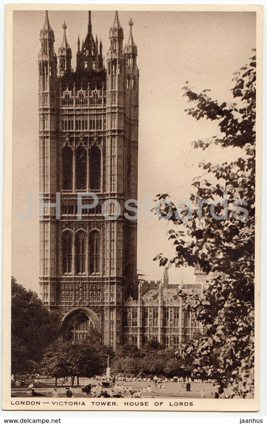 London - Victoria Tower - House of Lords - United Kingdom - England - unused - JH Postcards