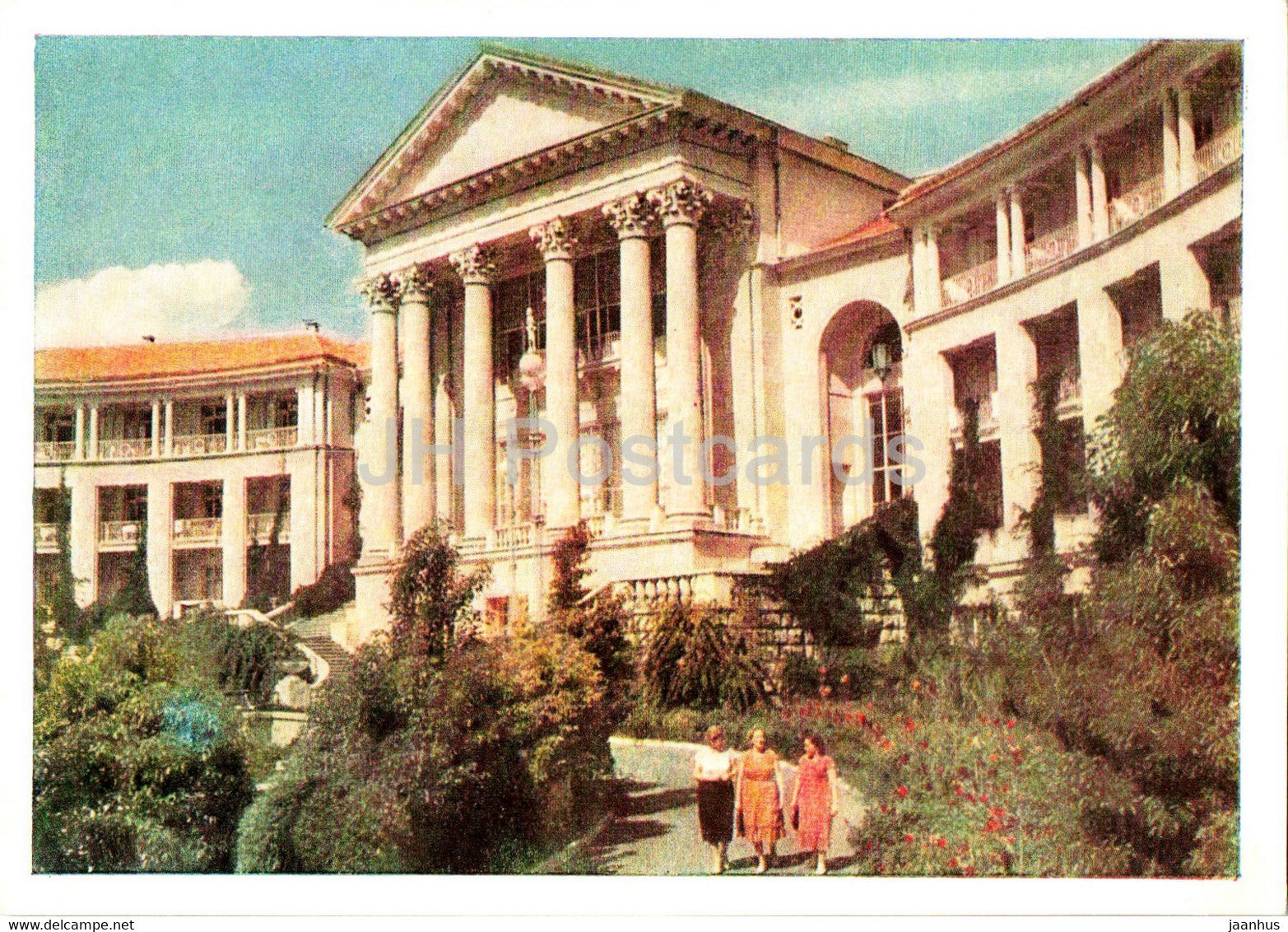 Sochi - sanatorium Metallurg  - Black Sea Coast - 1961 - Russia USSR - unused - JH Postcards