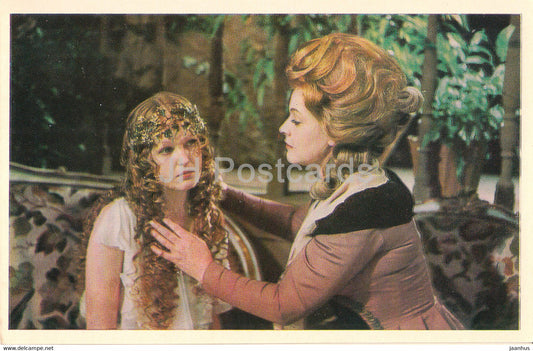 Drama from Ancient Life - actress E. Solovey and T. Piletskaya - Movie - Film - soviet - 1972 - Russia USSR - unused - JH Postcards