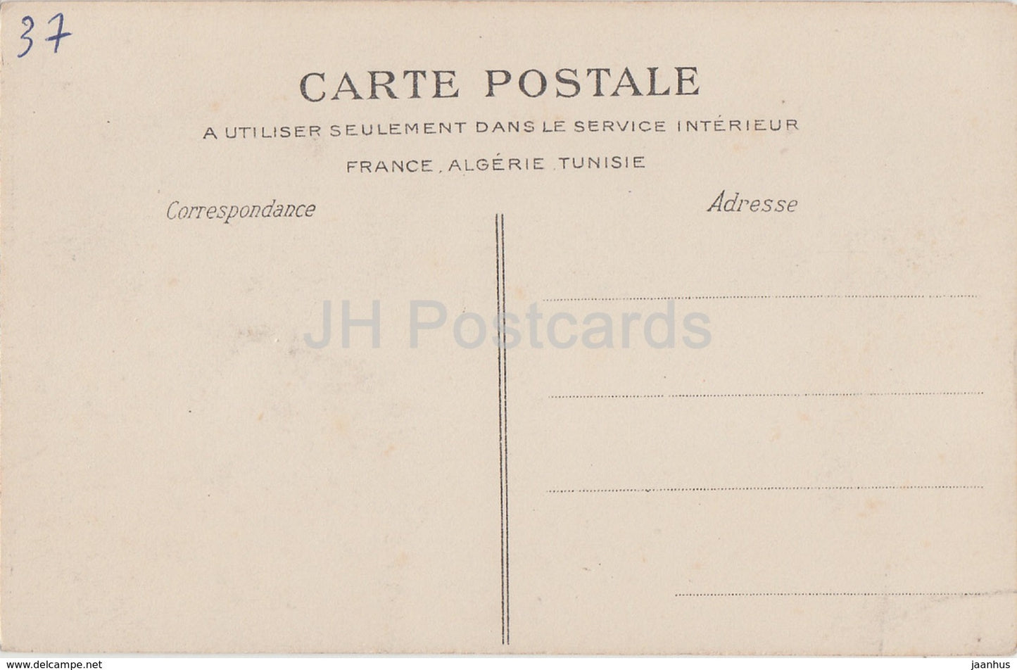 Loches - Façade Orientale du Château - château - carte postale ancienne - France - inutilisée