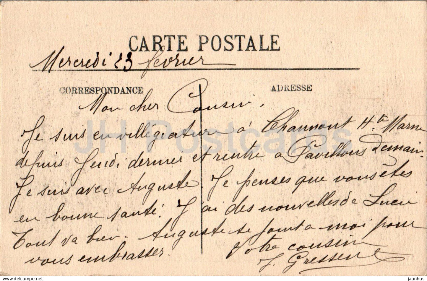 Chaumont - Panorama pris de l'Hotel de Ville vers Eglise Saint Jean - 45 - alte Postkarte - Frankreich - gebraucht 