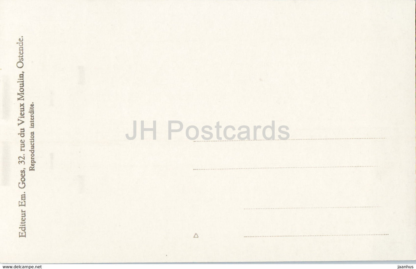 Ostende - Oostende - La Digue et les Hotels - hotel - 9 - old postcard - Belgium - unused