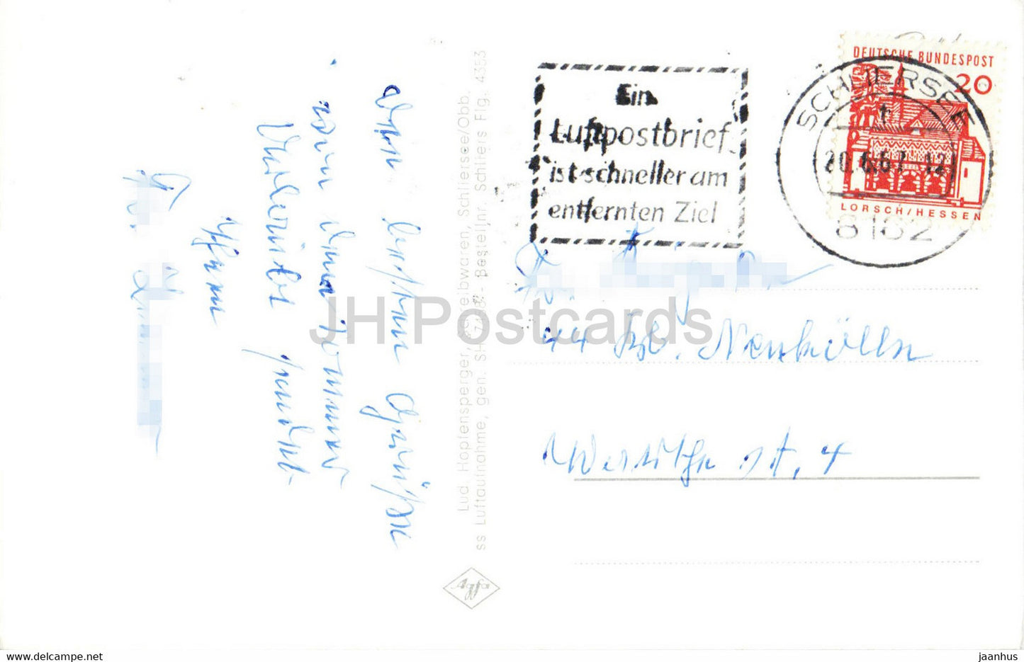 Schliersee - Bayer Alpen - old postcard - 1967 - Germany - used