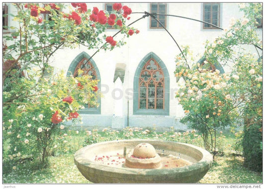Vyssi Brod Monastery - Paradise Garden - Czech - unused - JH Postcards