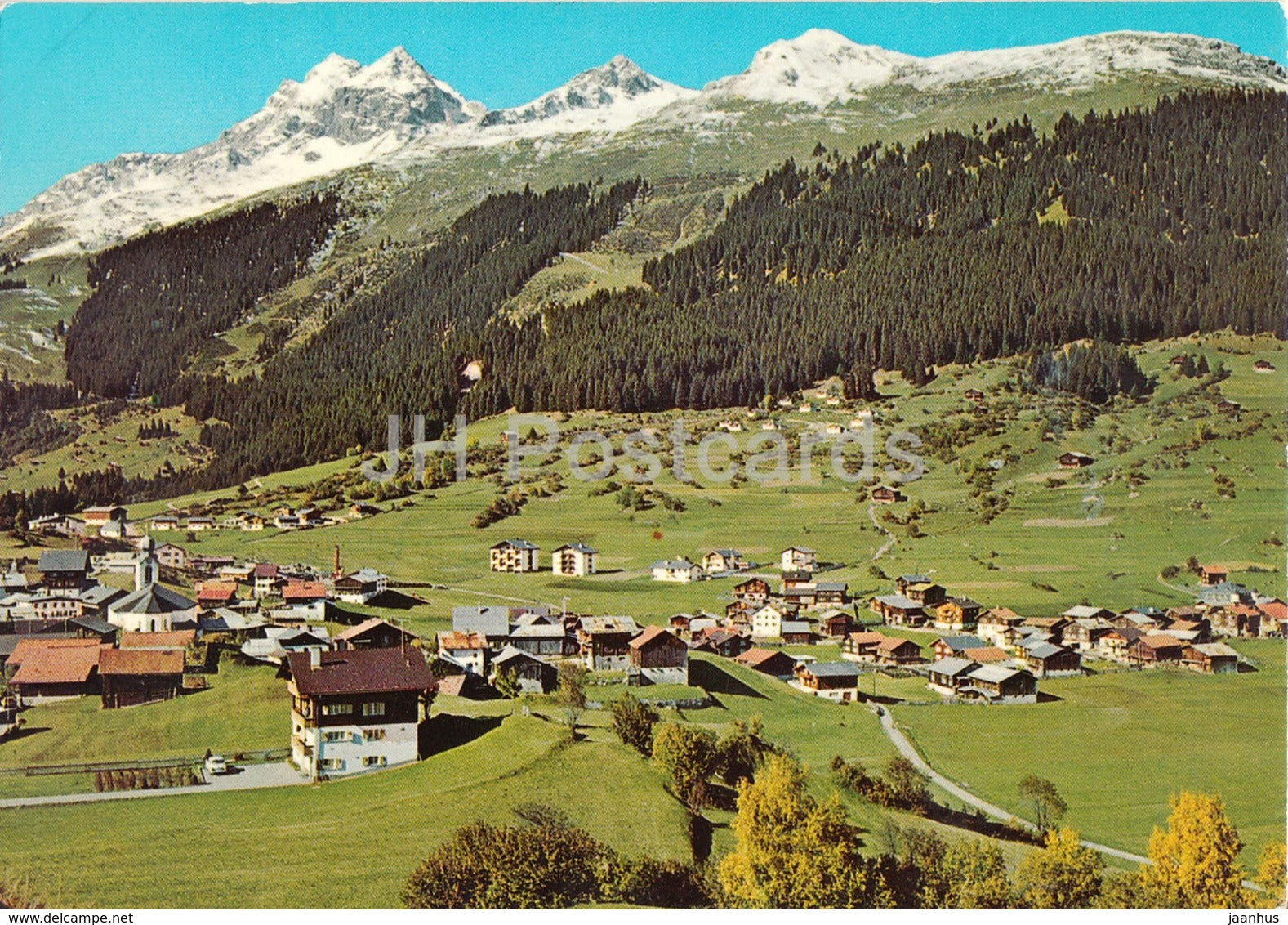Breil - Brigels - Brigelserhorner - 6380 - 1970s - Switzerland - used - JH Postcards