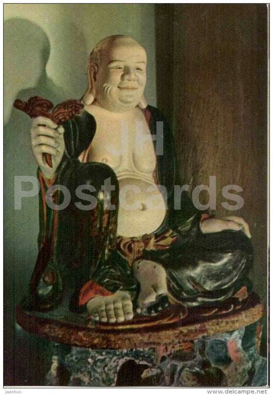 statue Cuu Ma La Da - Tay Phuong Pagoda - sculptures figures - Buddhism - religion - Vietnam - unused - JH Postcards