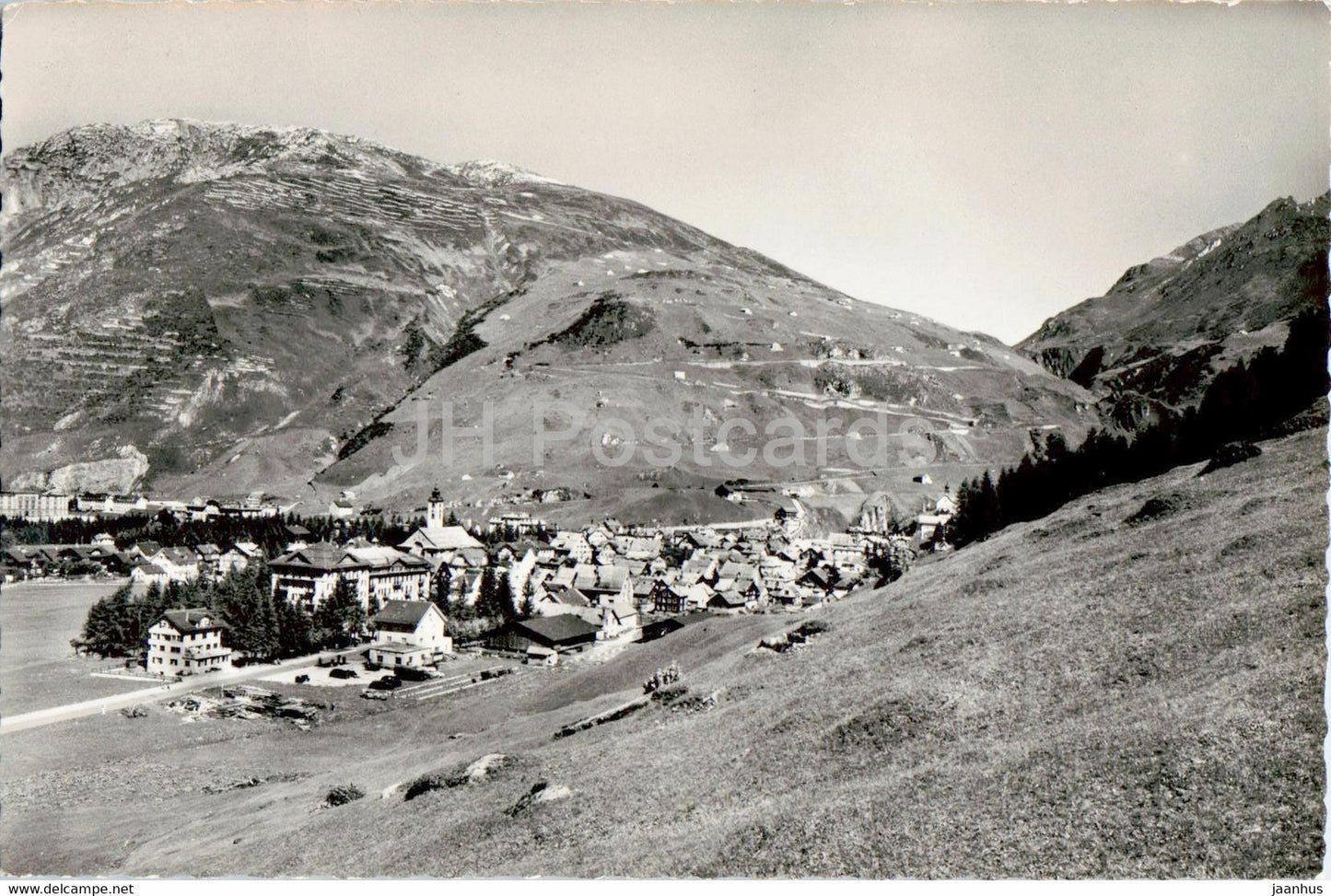 Andermatt 1444  m - Oberalp Pass - 4208 - old postcard - Switzerland - unused - JH Postcards