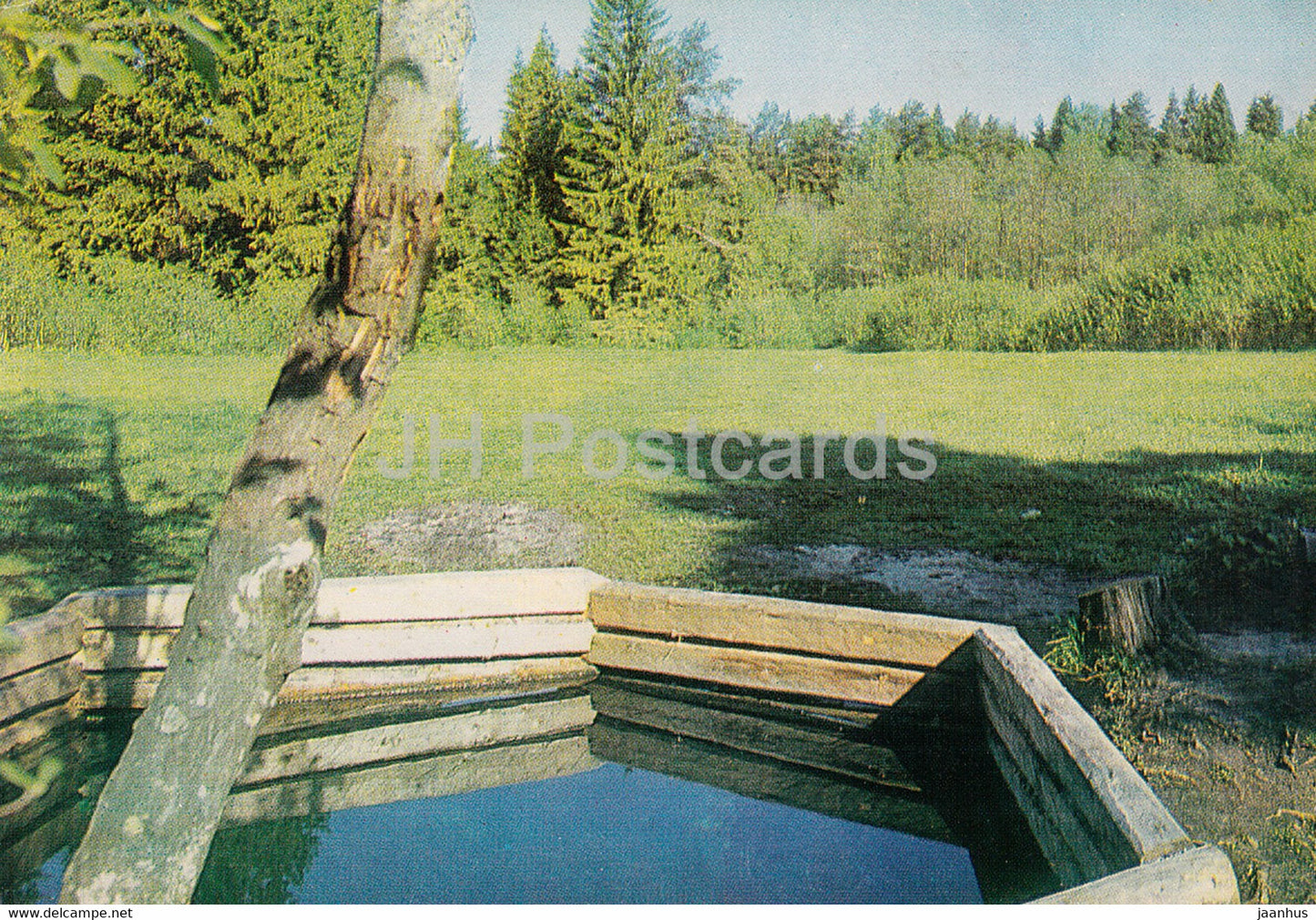 Ostrovsky State Museum Preserve Shchelykovo - The Blue Spring - 1982 - Russia USSR - unused - JH Postcards