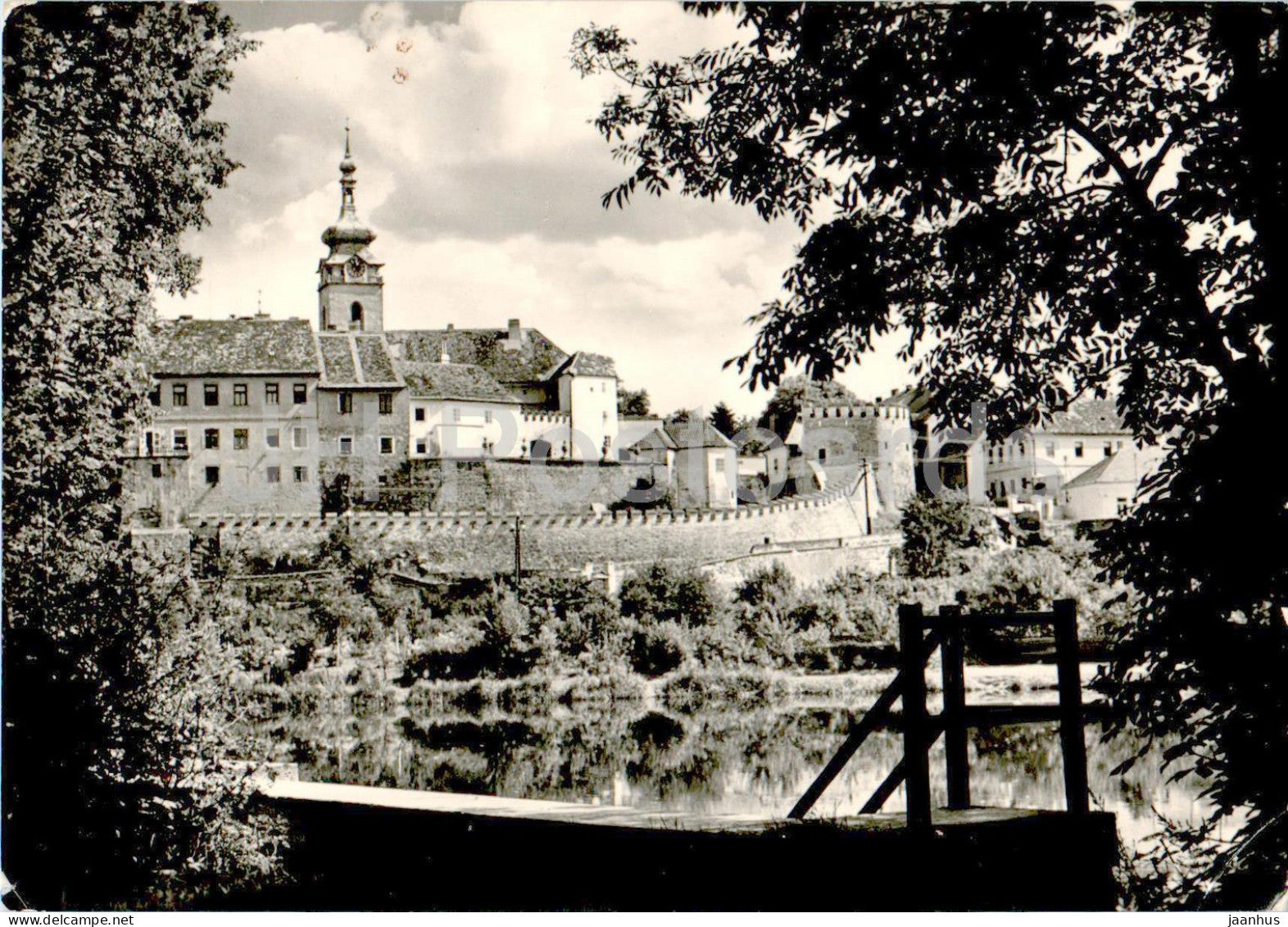 Pisek - Pohled na byvale opevneni mesta pres reku Otavu - fortifications - 1967 - Czech Repubic - Czechoslovakia - used - JH Postcards