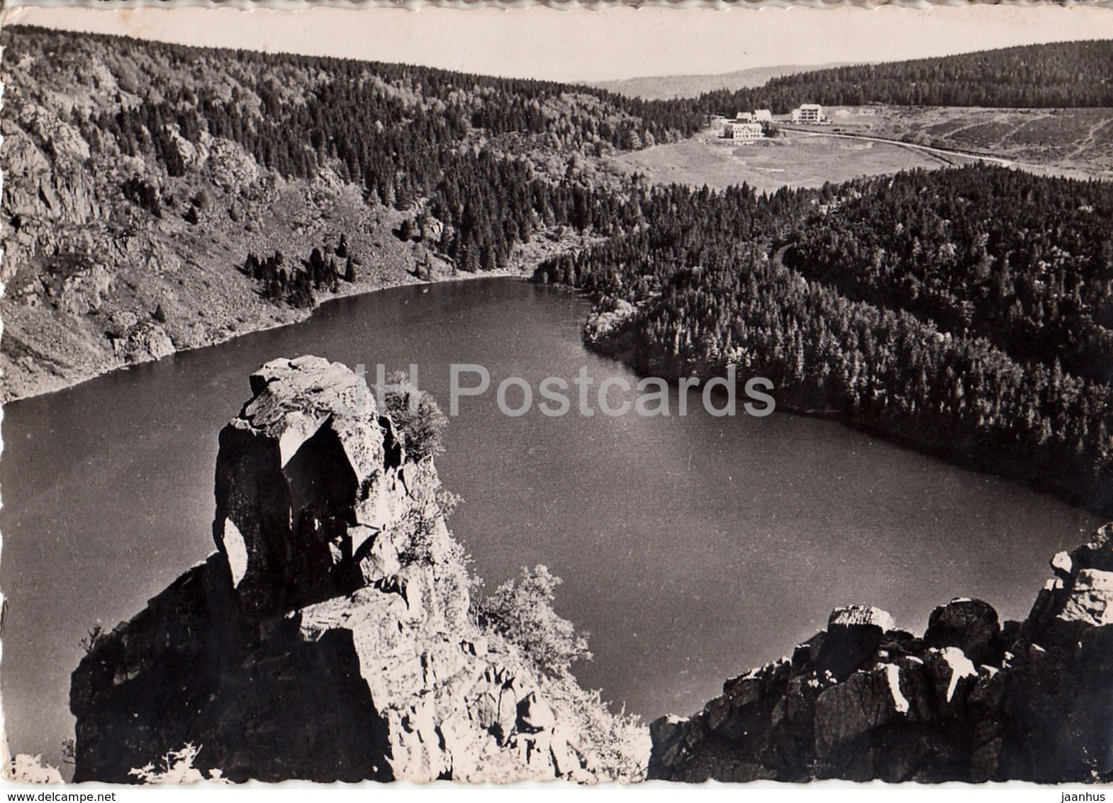 Lac Blanc 1050 m - lake Blang - France - unused - JH Postcards