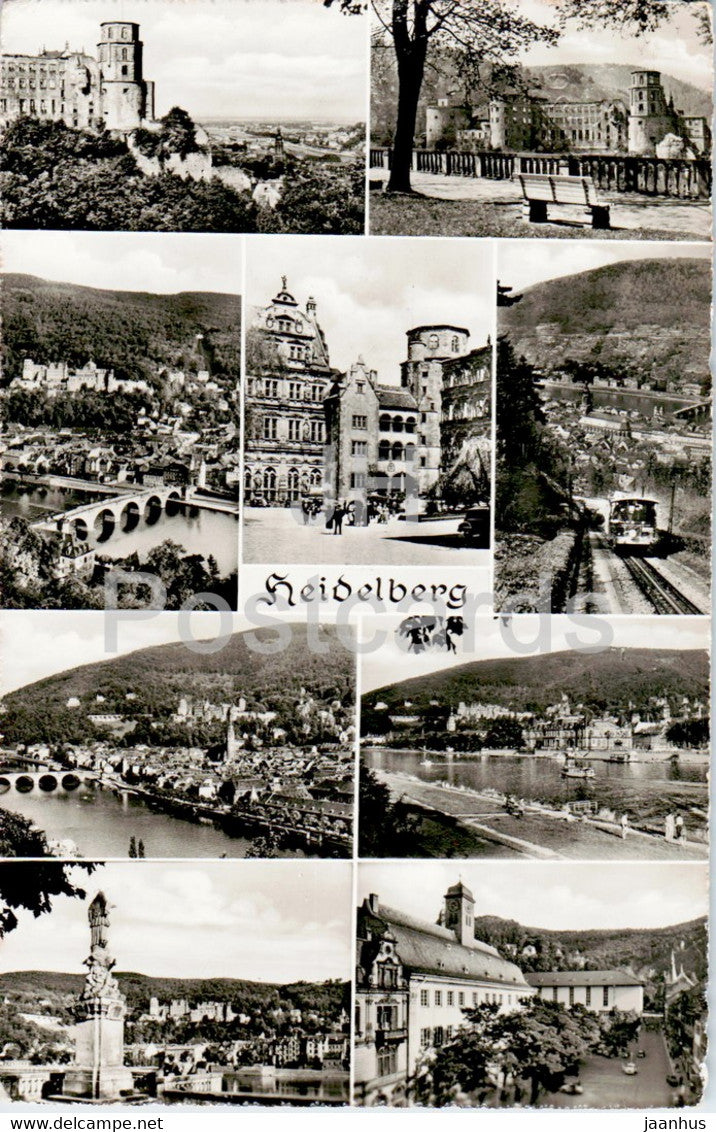 Heidelberg - 4743 - old postcard - Germany - used - JH Postcards