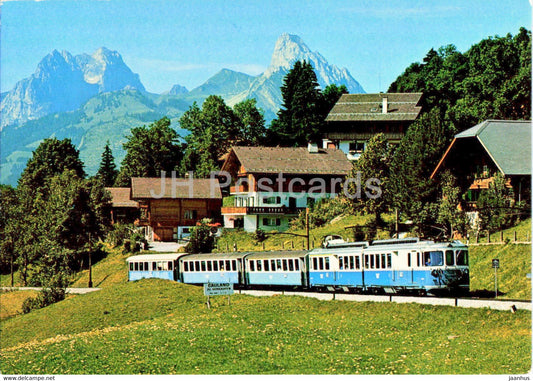 Schonried Saanenmoser MOB - Gummfluh und Rublihorn - 25936  - 1975 - Switzerland - used - JH Postcards
