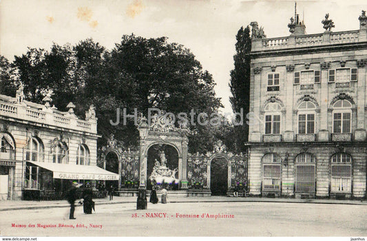 Nancy - Fontaine d'Amphitrite - 28 - old postcard - France - unused - JH Postcards