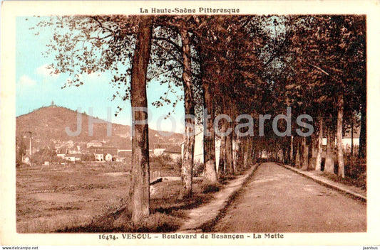 Vesoul - Boulevard de Besancon - La Motte - 16434 - old postcard - France - unused - JH Postcards