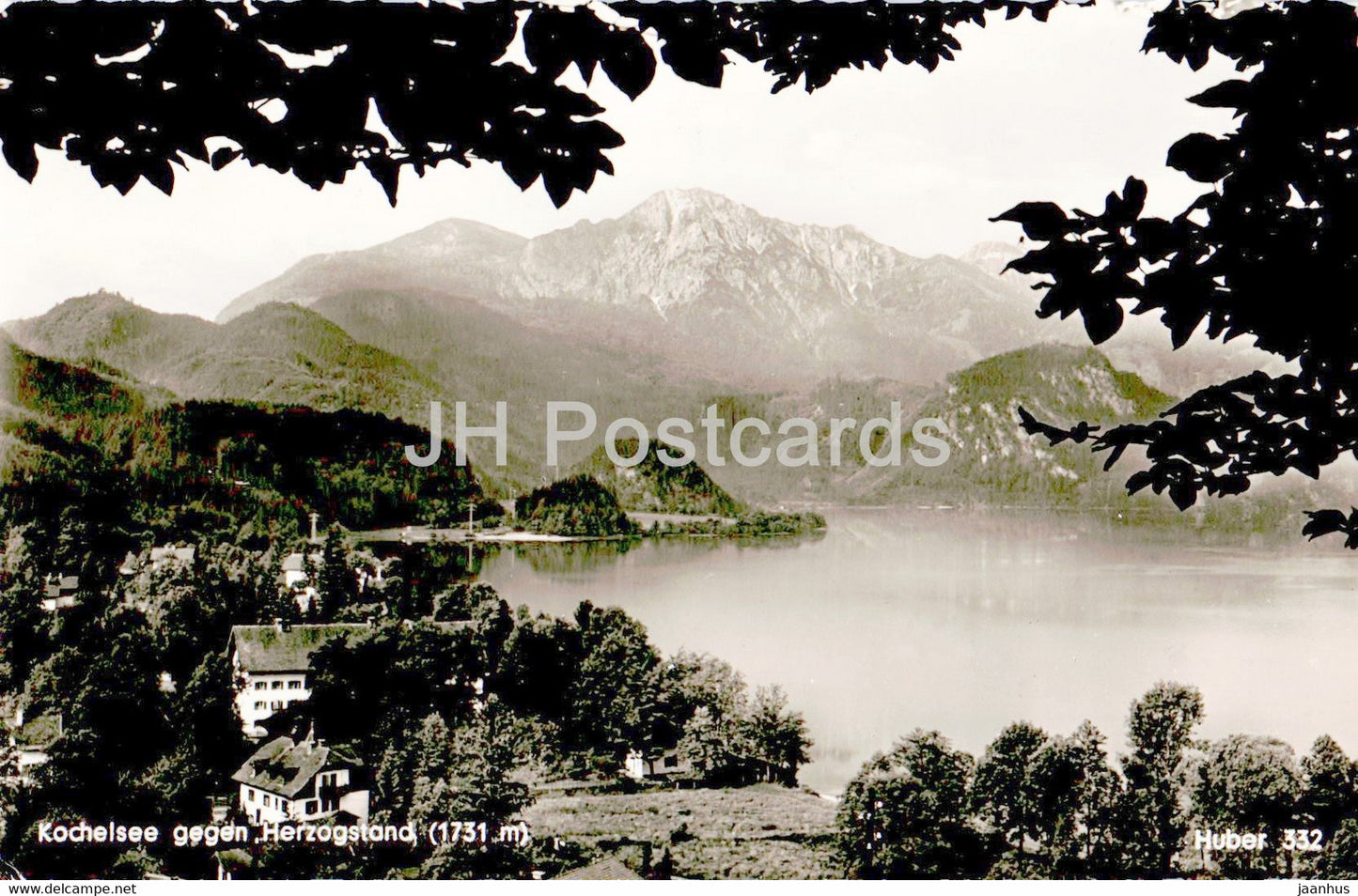 Kochelsee gegen Herzogstand - 1967 - Germany - used - JH Postcards